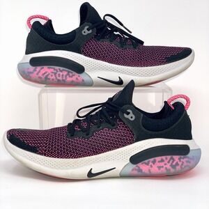 Nike Joyride Run Flyknit Men's Size 12.5 US Black Pink Athletic Shoes AQ2730-003